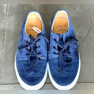 Janie and Jack Suede Wingtip Sneaker